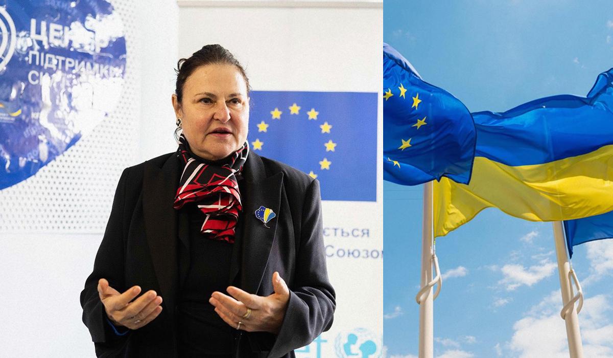 Посолка ЄС висловила бачення, як має закінчитися війна в Україні