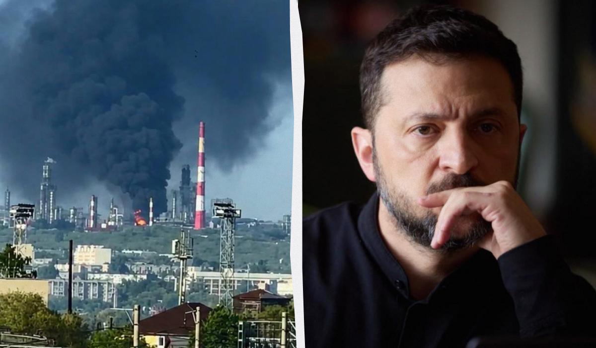 За 800 км від України: Зеленський і ЗСУ підтвердили ураження Сизранського НПЗ