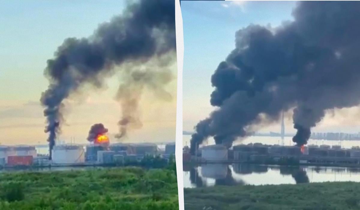 За понад 1000 км від України: Зеленський підтвердив ураження Петербурзького нафтового терміналу