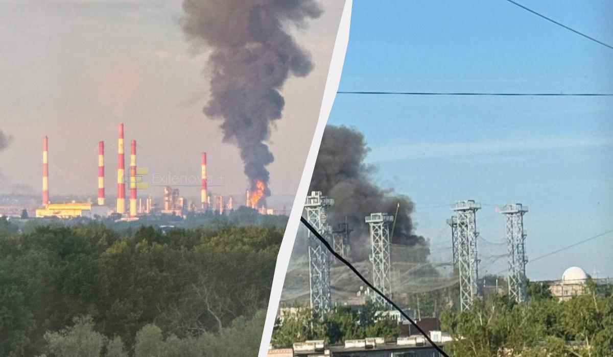 Росію атакували дрони та ракети: прилетіло по НПЗ та військовому заводу (відео)