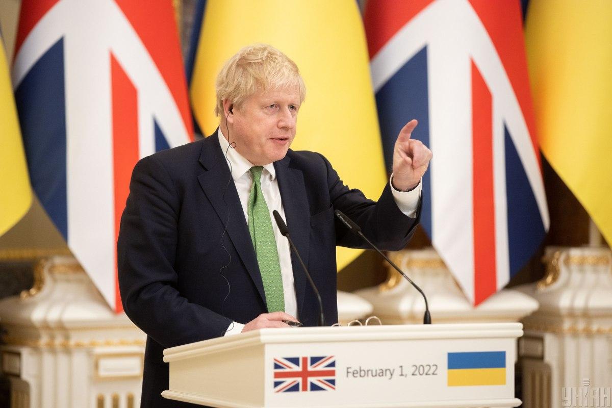 Борис Джонсон прокоментував удар по потягу біля польського кордону